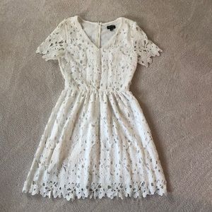 Nordstrom White Lace Dress
